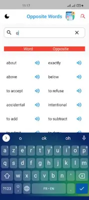 Opposite Words android App screenshot 0